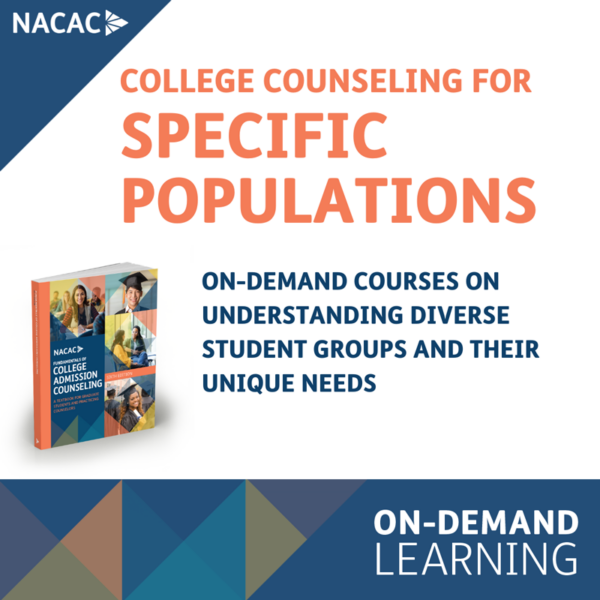 College Counseling for Specific Populations Courses - National ...