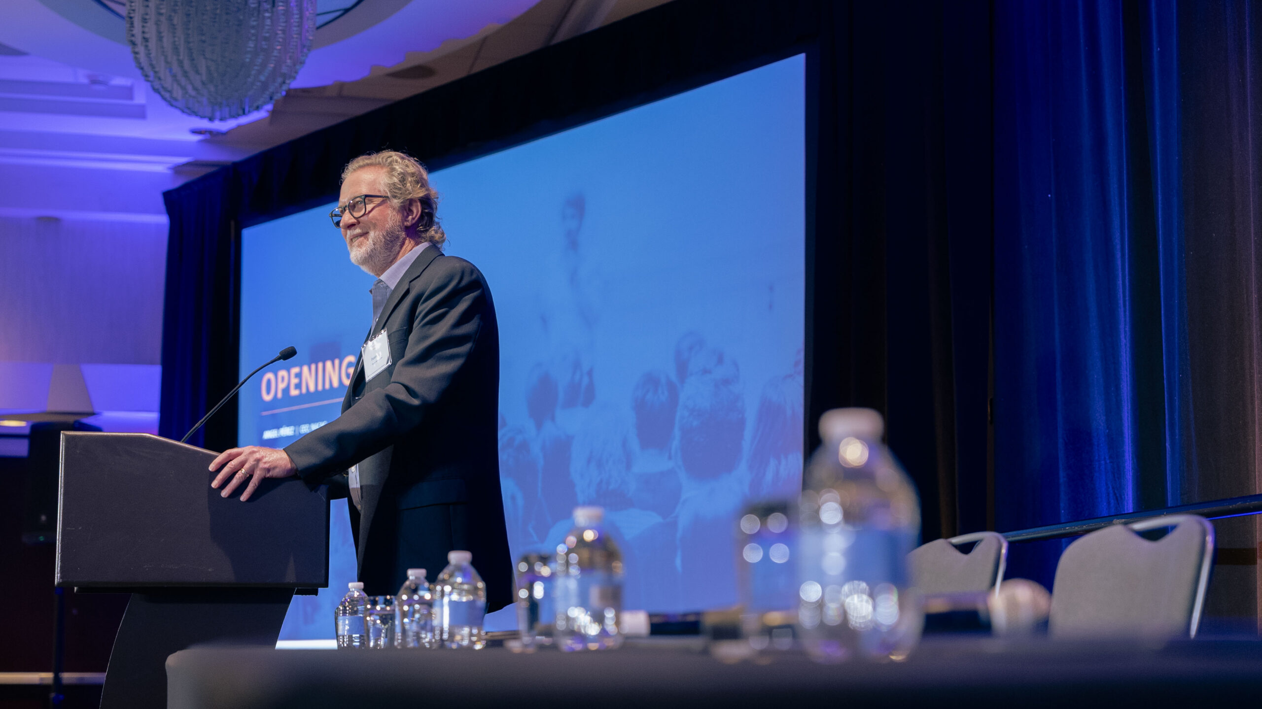 Peter Ross, managing director of the Youth Thriving Through Learning Fund, delivering opening remarks